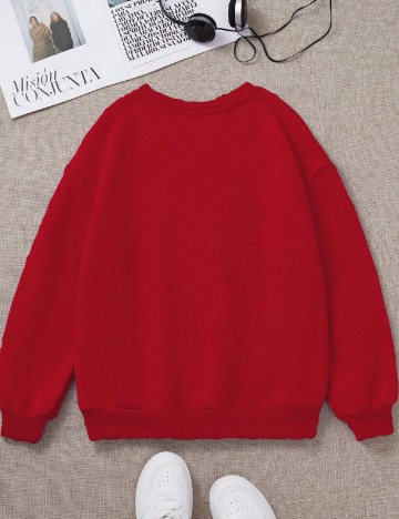 Bluza Shein Kids, rosu