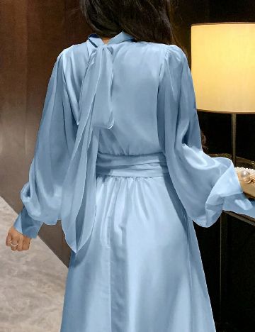 Rochie lunga Dazy, albastru