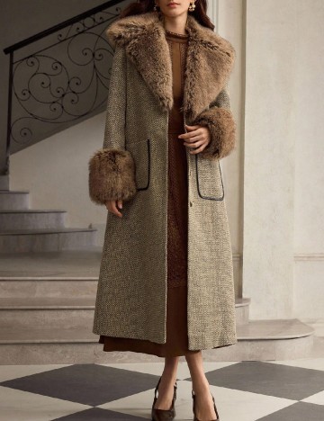 Palton Zeylah, mix culori