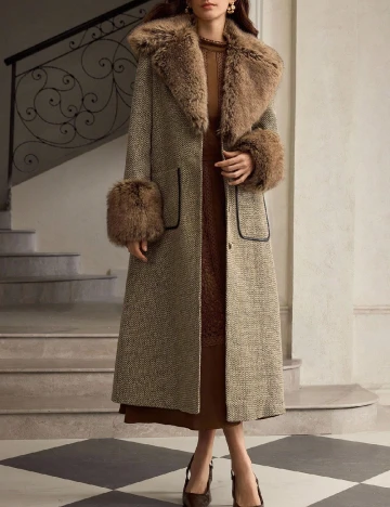 Palton Zeylah, mix culori