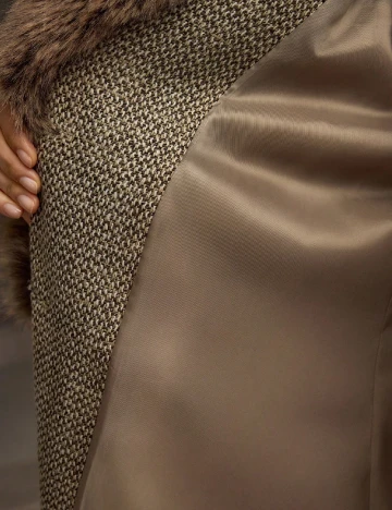 Palton Zeylah, mix culori