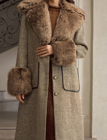 Palton Zeylah, mix culori