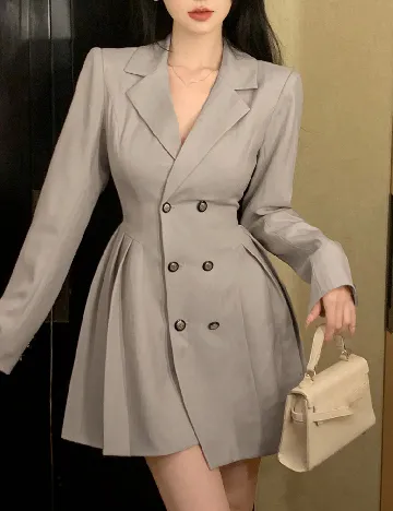 Rochie scurta Dazy, bej