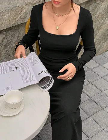 Rochie lunga SHEIN, negru