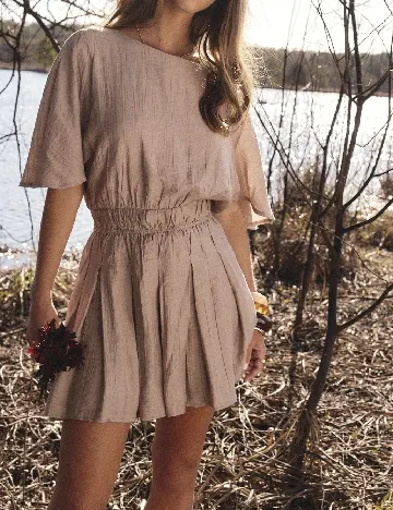 Rochie scurta SHEIN, maro