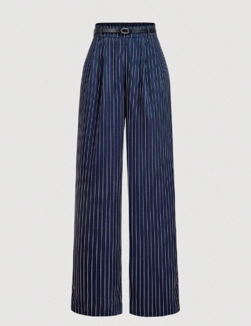 Pantaloni SHEIN, bleumarin