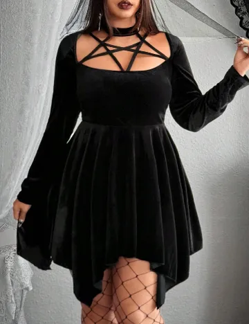 Rochie scurta SHEIN CURVE, negru