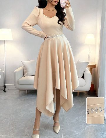 Rochie medie SHEIN, crem