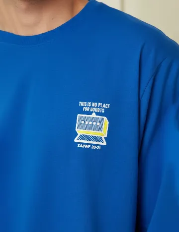 Bluza Zara, albastru