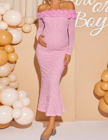 Rochie lunga SHEIN Maternity, roz