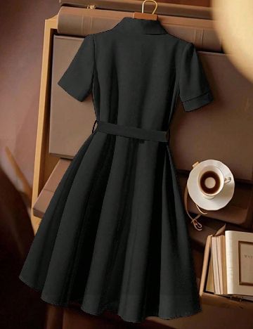 Rochie scurta SHEIN CURVE, negru