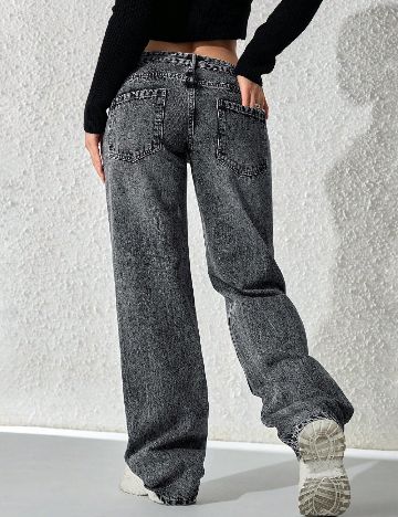 Blugi SHEIN, gri inchis