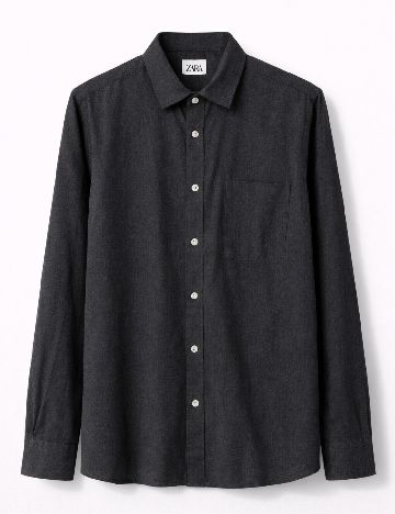 Camasa Zara, gri inchis