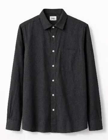 Camasa Zara, gri inchis