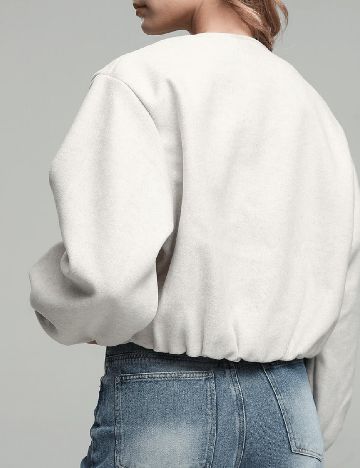 Jacheta SHEIN, gri deschis