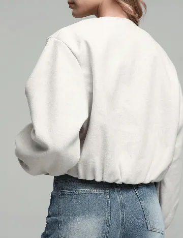 Jacheta SHEIN, gri deschis