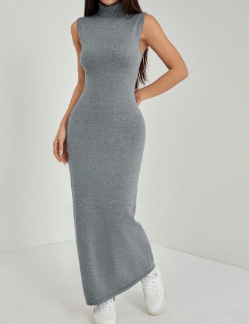 Rochie lunga SHEIN, gri
