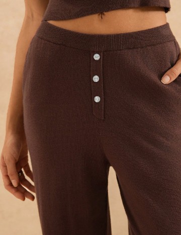 Pantaloni SHEIN, maro