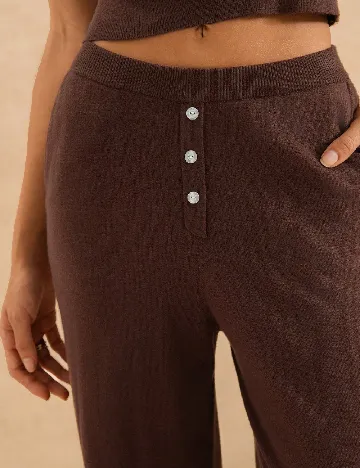 Pantaloni SHEIN, maro