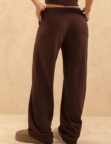 Pantaloni SHEIN, maro