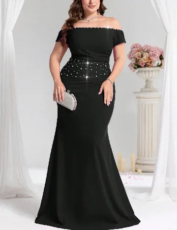 Rochie lunga SHEIN CURVE, negru