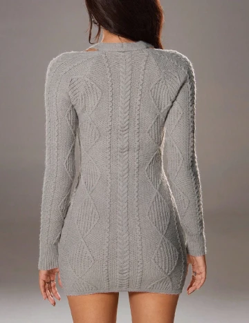 Rochie scurta SHEIN, gri