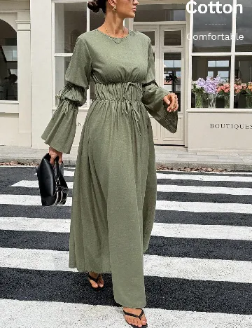 Rochie lunga SHEIN, verde