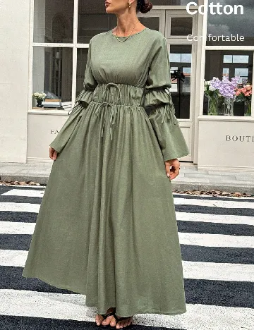 Rochie lunga SHEIN, verde