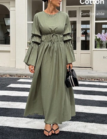 Rochie lunga SHEIN, verde