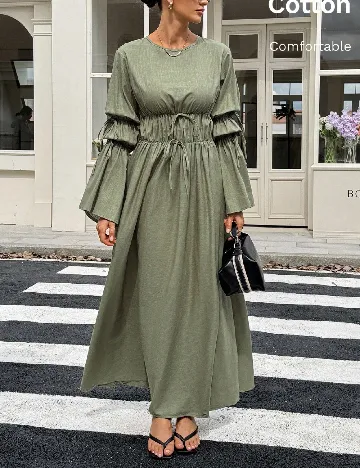 Rochie lunga SHEIN, verde