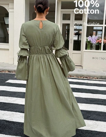 Rochie lunga SHEIN, verde