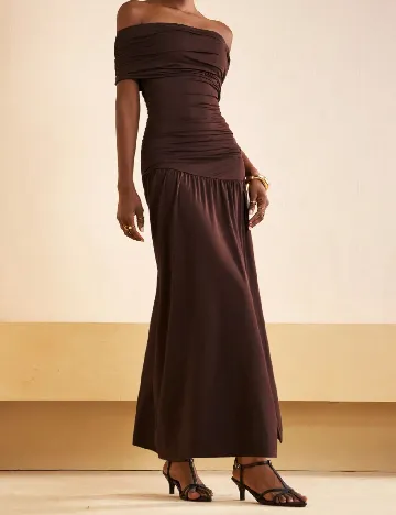 Rochie lunga SHEIN, maro