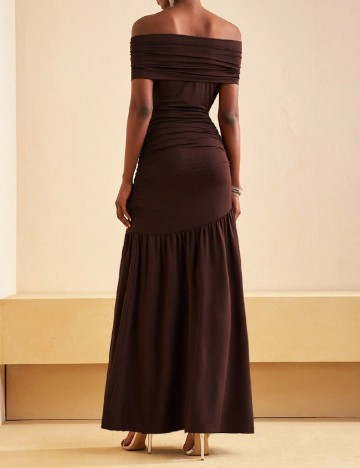 Rochie lunga SHEIN, maro