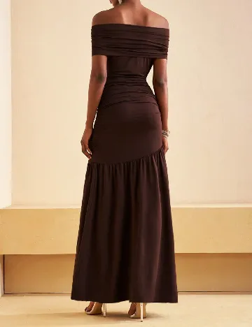 Rochie lunga SHEIN, maro