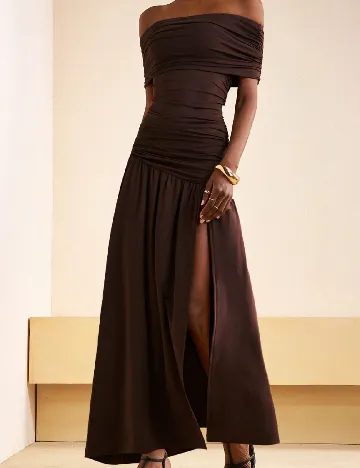 Rochie lunga SHEIN, maro