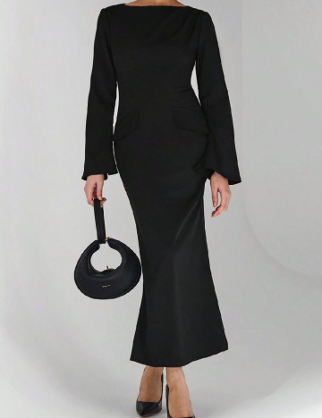 Rochie lunga SHEIN, negru