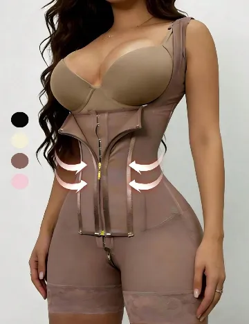 Salopeta modelatoare SHEIN, maro