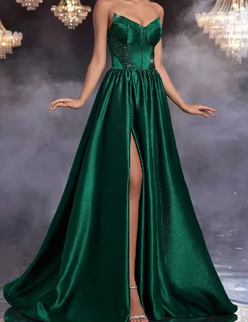 Rochie lunga SHEIN, verde