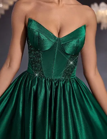 Rochie lunga SHEIN, verde