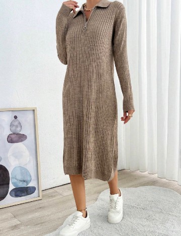 Rochie medie SHEIN, maro