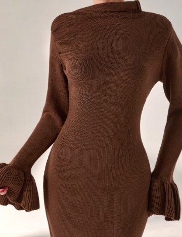 Rochie lunga SHEIN, maro