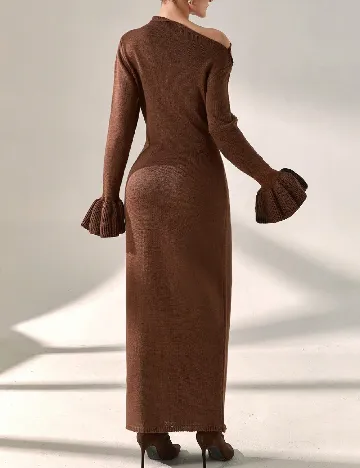 Rochie lunga SHEIN, maro