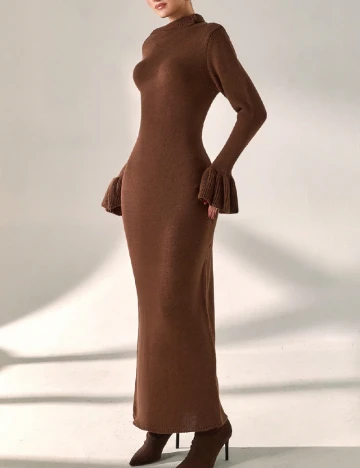 Rochie lunga SHEIN, maro