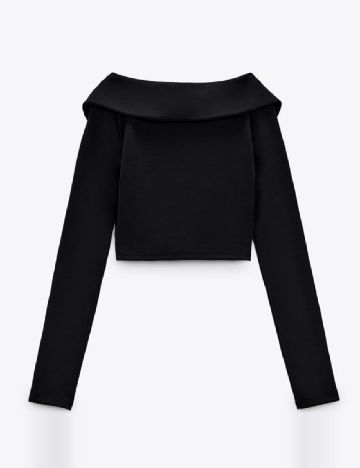 Top Zara, negru