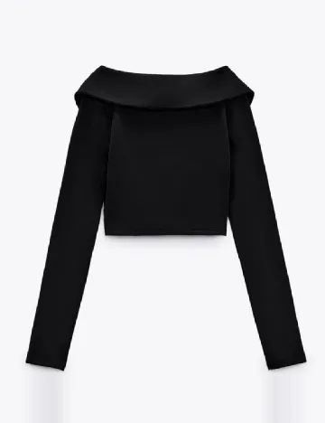 Top Zara, negru