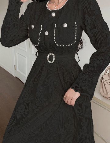 Rochie medie SHEIN, negru