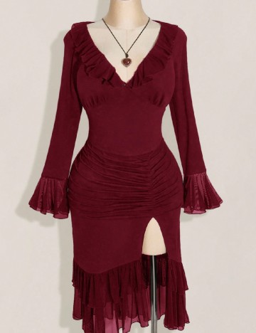 Compleu SHEIN CURVE, rosu