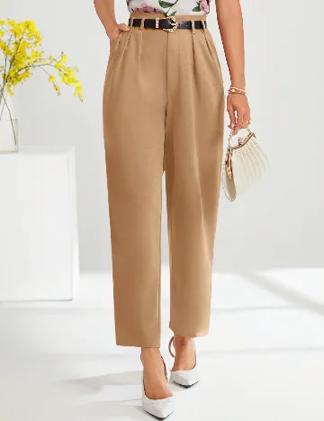 Pantaloni SHEIN, maro