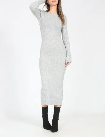 Rochie lunga Bershka, gri