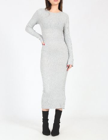 Rochie lunga Bershka, gri